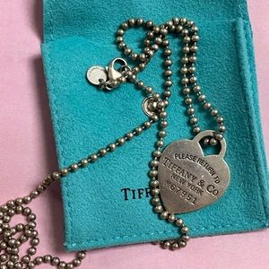 Tiffany & Co return to tiffany heart pendant, sterling silver